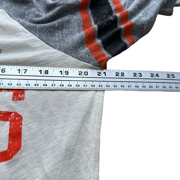 G-III 4her by Carl Banks Philadelphia Flyers T-Shirt Women’s XL Scoop Neck Cream - Picture 7 of 9